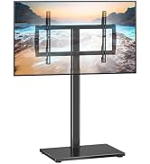XINLEI Universal Pedestal TV Stand with Bracket for 32"-75" TVs Floor TV Stand w/Cable Management...