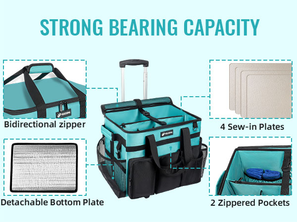 cleaning caddy with wheels
