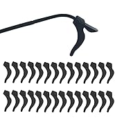 YINGFENG 16 Pairs Black Eyeglass Ear Grip, Anti Slip Eyeglass Retainer, Premium Silicone Ear Hook...