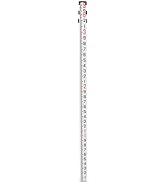 GEOLENI Aluminum Grade Rod - 10ths, With Carrying Case and Rod level (9 Foot)