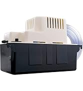 Little Giant VCMA-20ULST 115 Volt, 80 GPH, 1/30 HP Automatic Condensate Removal Pump with Safety ...