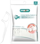 100 Count No Shred Dental Floss Picks,Professional Floss Sticks,Comfortable Toothpicks on Tight T...