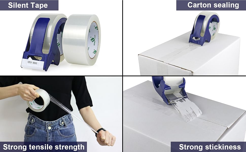 Clear Packing Tape - 1100 Yards Per Roll