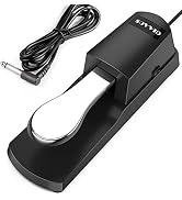 Sustain Pedal for Keyboard - Sovvid Piano Pedal Keyboard Pedal with Polarity Switch for All Brand...