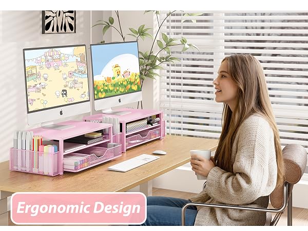 monitor stand for desk organizers and accessories computer stand riser office organization desktop