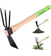 WORKPRO Hoe and Cultivator Garden Rake with 14