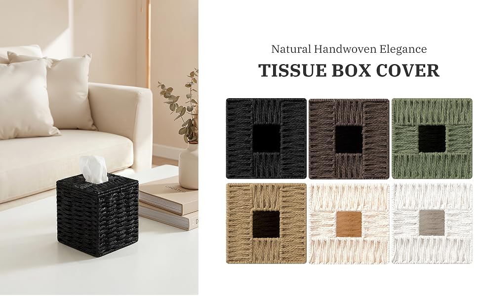 tissue cover box square