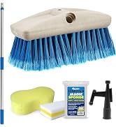 STAR BRITE Boaters Combo Set - Boat Brush, Boat Hook, Telescoping Handle, Boat Scuff Eraser 2 Pac...