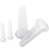 GOUDOGEDC 4 Pcs Face Cupping Set, Facial Cupping Set for Face and Eye Massage, Silicone Massage V...