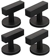 ULIBERMAGNET Strong Magnetic Double Hooks, 4 Pack Heavy Duty Sturdy Coat Magnetic Hangers, Non-Sl...