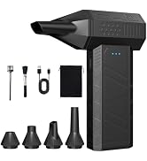 Compressed Air Duster-110000 RPM Super Power Electric Air Duster, 3-Speed Adjustable Rechargeable...