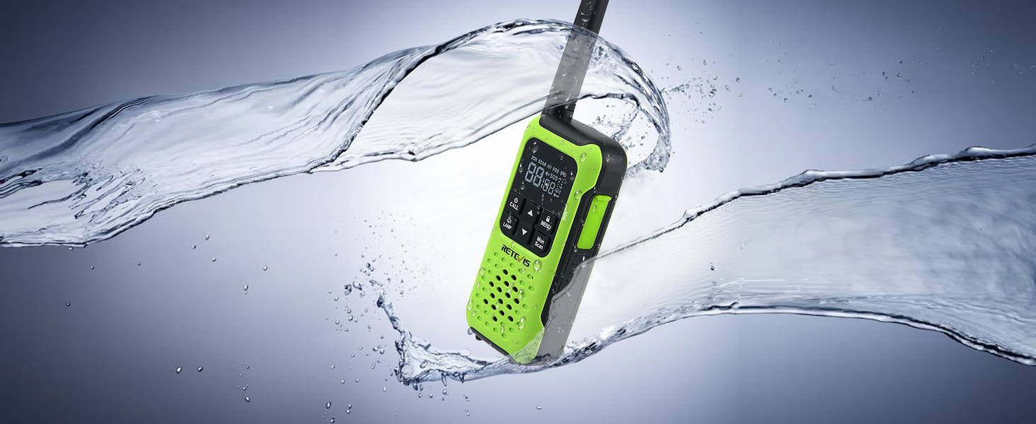 RT49P long range walkie talkies waterproof two way radio rechargeable walkie talkie long distance