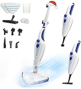 Aspiron 12-in-1 Steam Mop, 1500W Detachable Handheld Steam Cleaner | Fast 15s Heat-Up, 2 Dirt Gri...