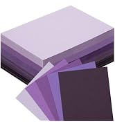 100 Sheets Colored Cardstock Blank Colorful Thick Paper 92LB/250gsm Cards Stock for Invitations, ...