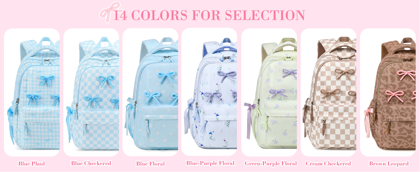 bow backpack for girls