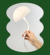 Shroomate Clip-On Bedside Reading Lamp, Flexible LED Book Light with Gooseneck for Bed, Desk, Hea...