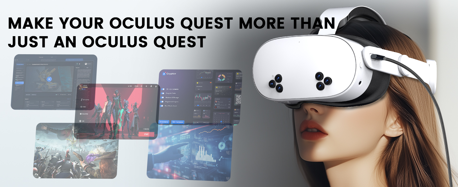 oculus quest 2 charger cord type c stream link cable braided charger for vr guest 3 link cable