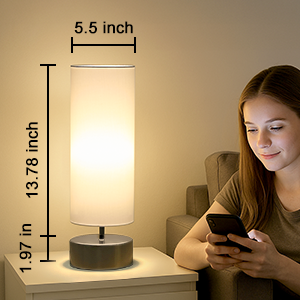 beside lamp