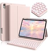 BQDIYOO Keyboard for iPad 11th Gen, 11/10.9inch iPad Case with Pencil Holder, 11inch A16/10.9" Sl...