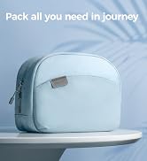 pack all Travel Toiletry Bag, Multi-Compartment Cosmetic Bag, Water-Resistant Makeup Bag for Toil...