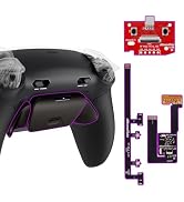 eXtremeRate RISE Plus MAX RMB Back Paddles Kit with Clicky Trigger Stops & Rubberized Grip for PS...