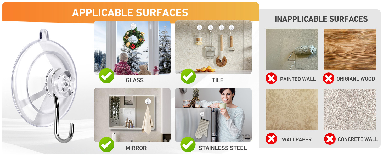 suction cup hooks for shower