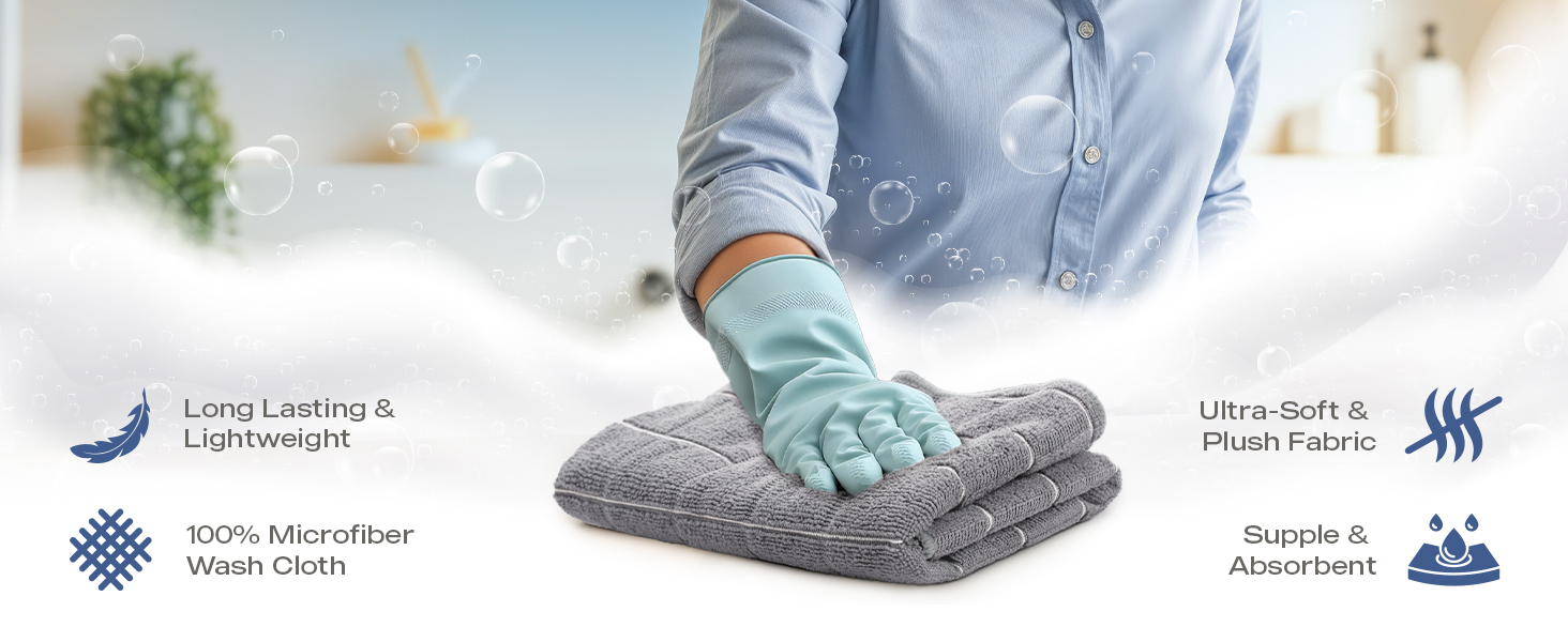 microfiber wash cloths