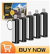 Lafagiet Pack of 5 Permanent Match Lighter, Wateproof, Keychain Matches Lighters for Candle, Surv...