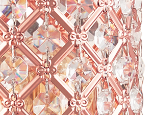 gold crystal lamp