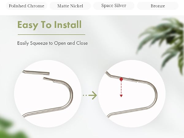Shower Curtain Hooks