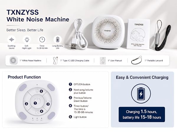 withe noisre machine