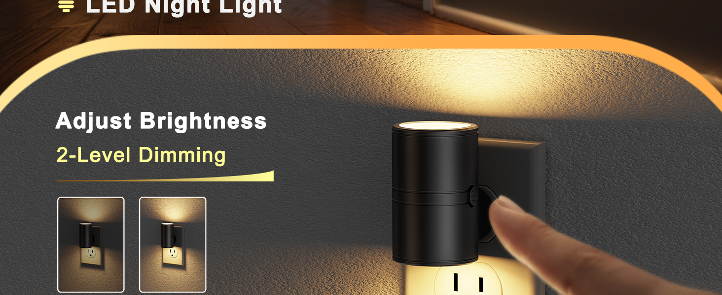 brightness adjustable night light