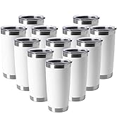 HASLE OUTFITTERS 20oz Tumblers Stainless Steel Mugs with Lid Double Wall Vacuum Insulated Coffee ...