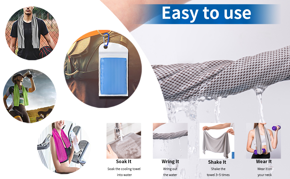 4 Pack Cooling Towel