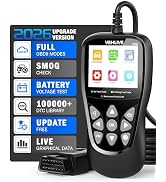 OBD2 Scanner Diagnostic Tool, VEHLIVE V860 Car Code Reader for Check Engine Light with Reset, I/M...