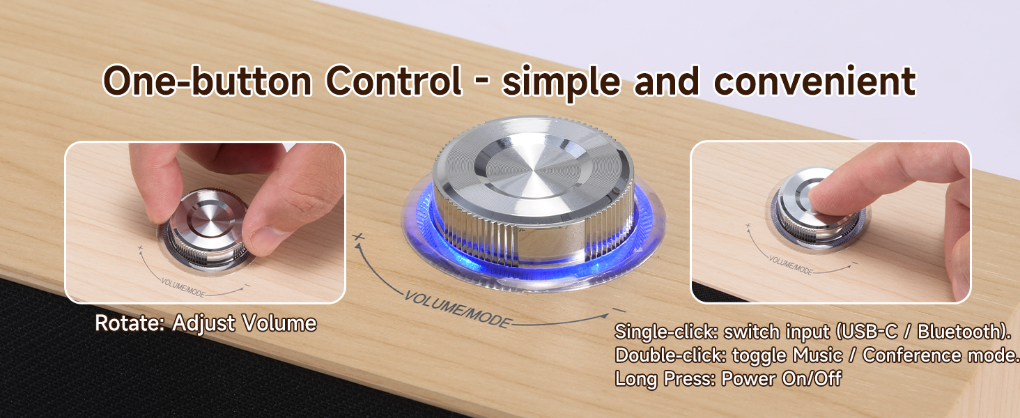 One Knob. Zero Clutter.
