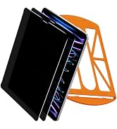 apiker 2 Pack Privacy Screen Protector for iPad Pro 12.9 inch 6th-3rd Gen | 9H Anti-Spy Tempered ...