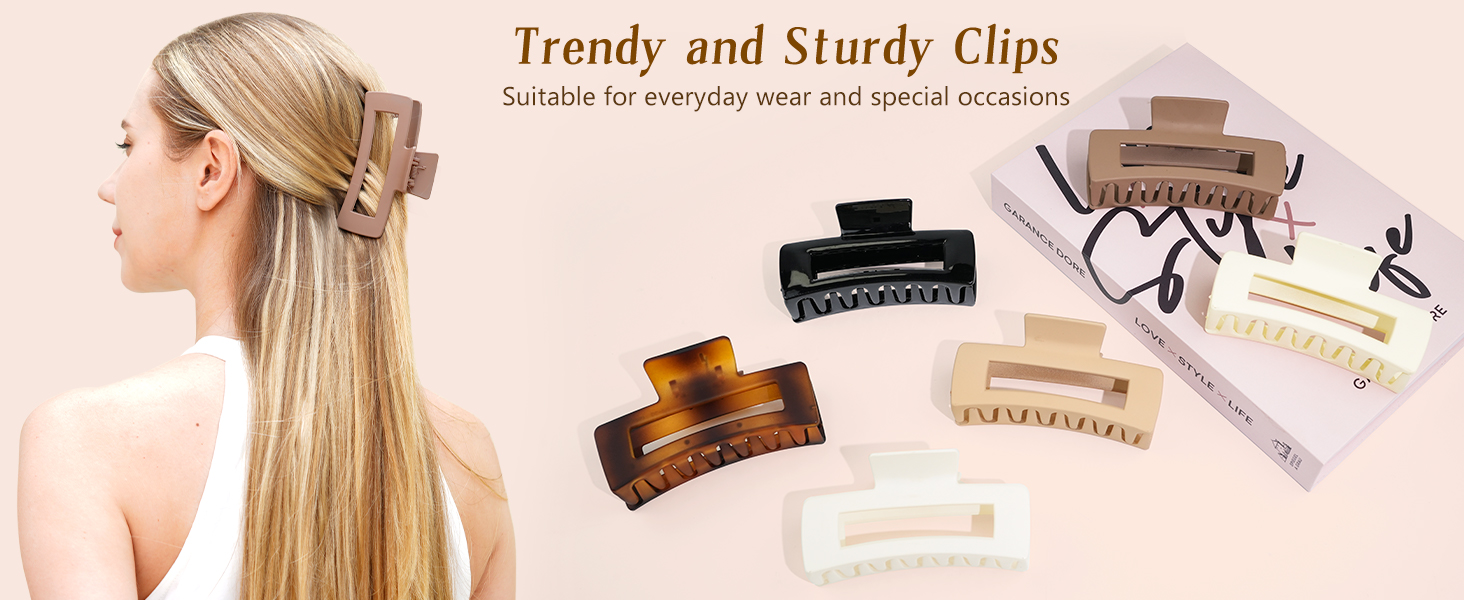 jaw clips for thick hair