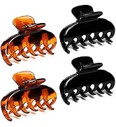 Vsiopy 3.5 Inch Strong Hold Hair Claw Clips for Women Hair Accessories for Thin Hair Nonslip Big ...