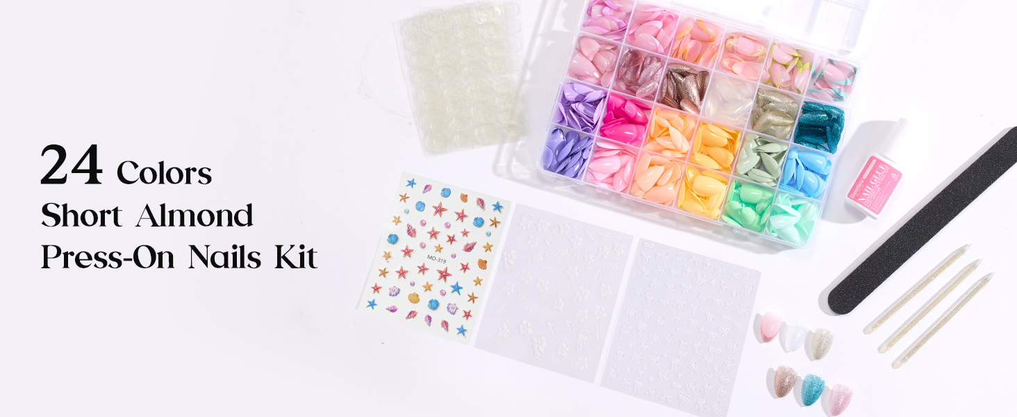 Beetles Press On Nails Kit