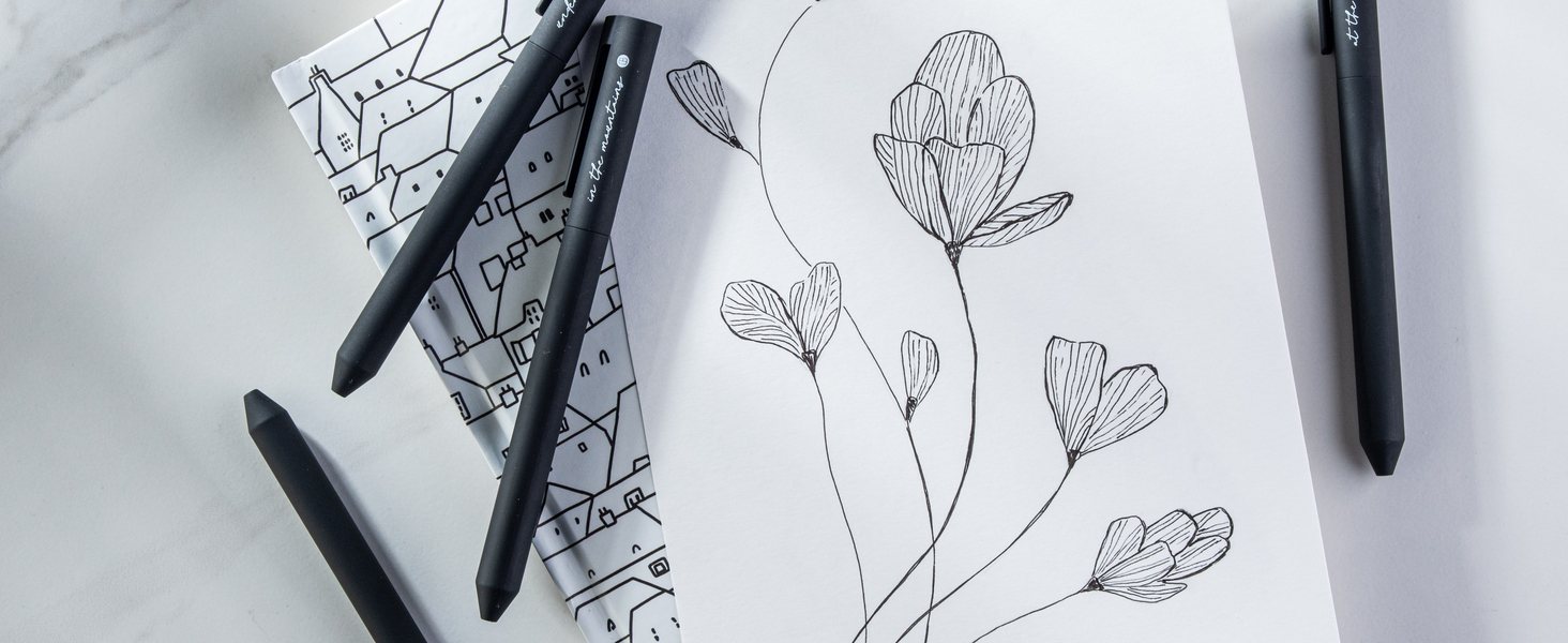 DiverseBee Black Gel Pens
