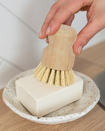 bamboo dish brush for dish
