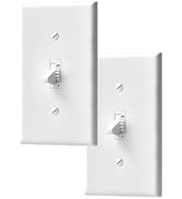 DEWENWILS Toggle Dimmer Light Switch, Single Pole/3-Way, Dimmer Light Switch for Dimmable LED Lig...