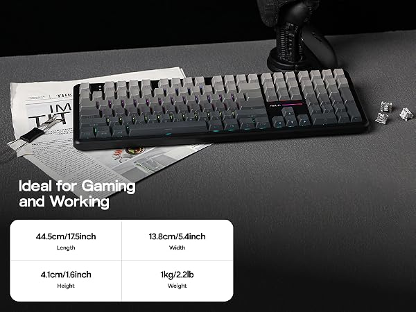 F108 Wireless Gaming Keyboard