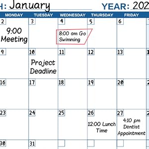 classroom calendar