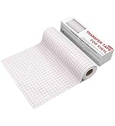 YRYM HT Clear Vinyl Transfer Paper Tape Roll-12 x 50 FT w/Alignment Grid Application Tape for Sil...