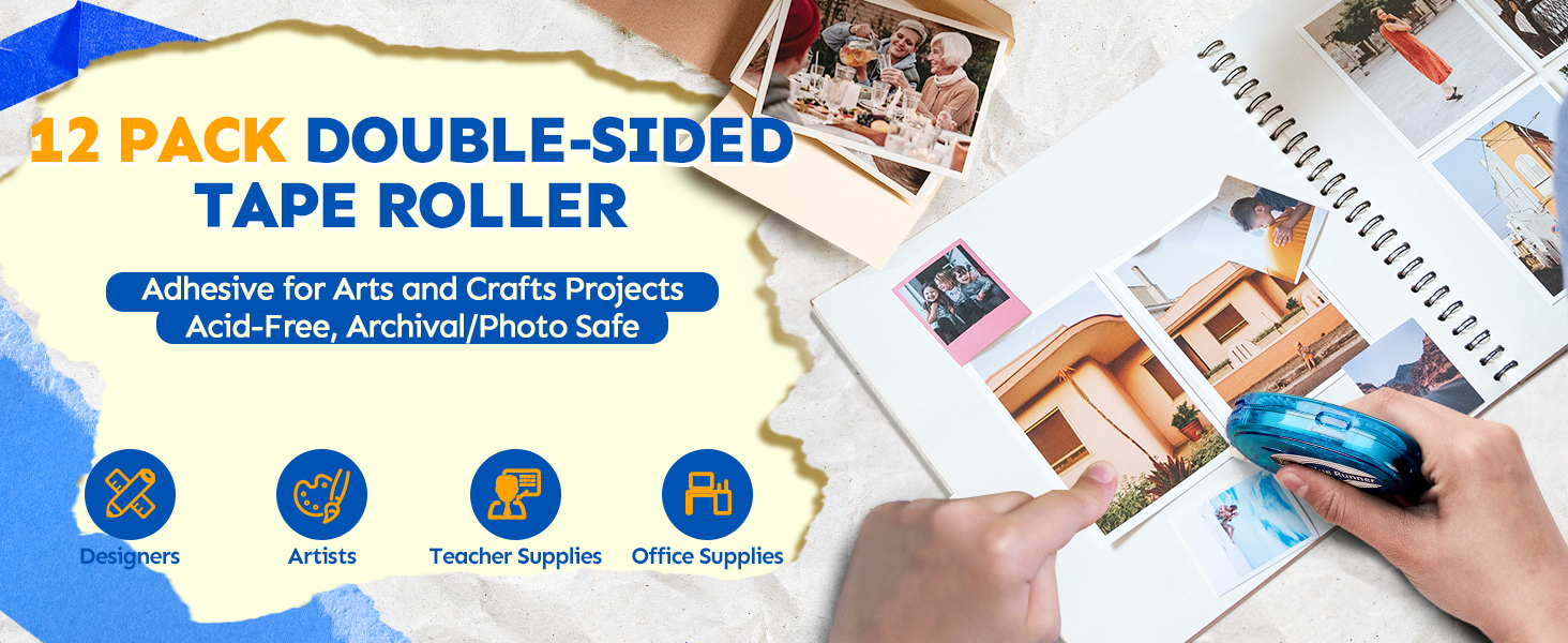 Double Sided Tape Roller