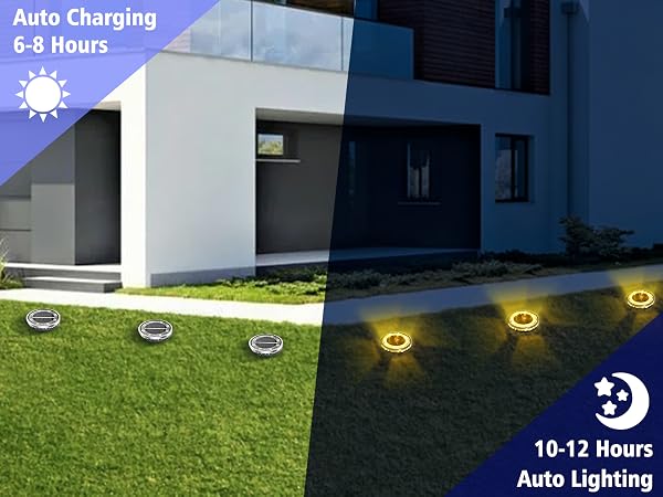 solar ground lights outdoor waterproof