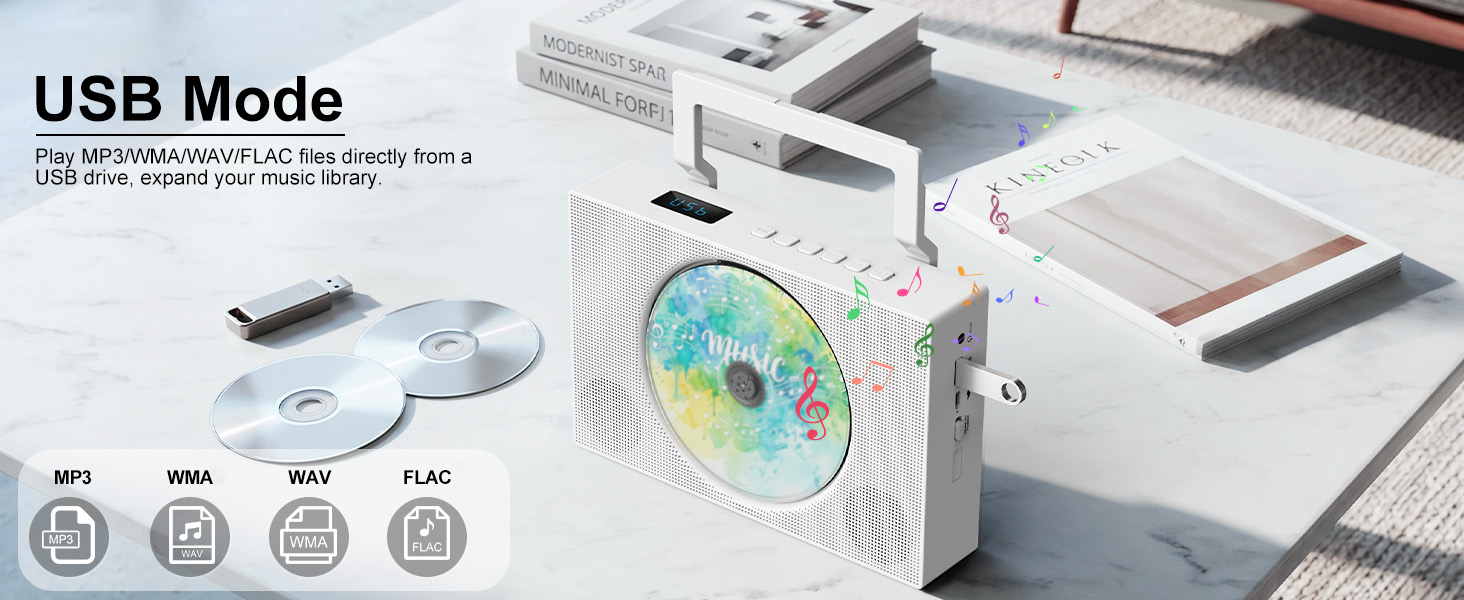 usb cd player for car