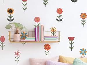 flowers wall decals